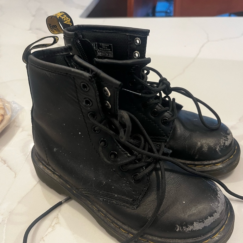Dr. Martens Black Leather Boots